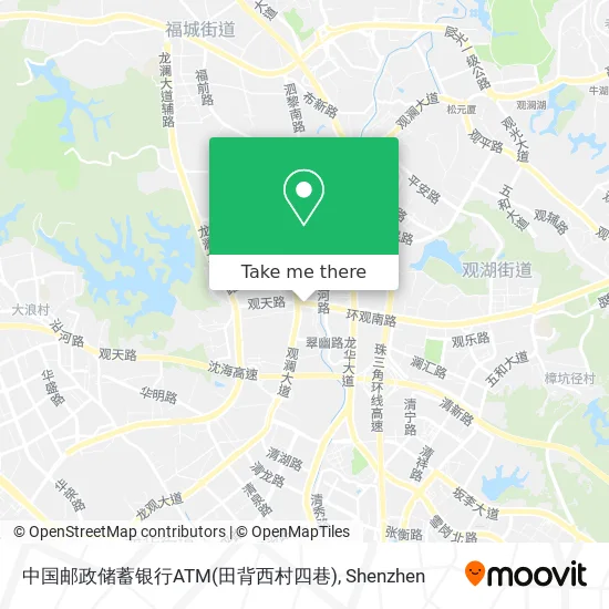 中国邮政储蓄银行ATM(田背西村四巷) map