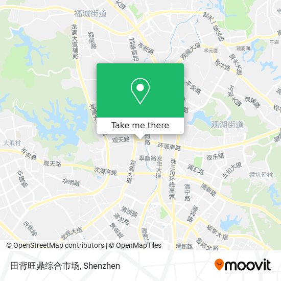 田背旺鼎综合市场 map