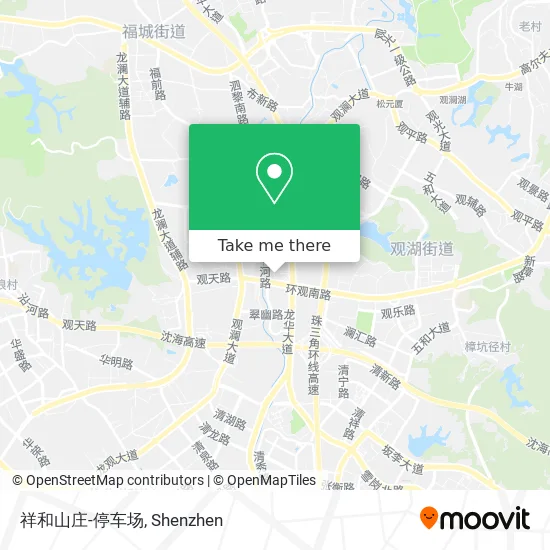 祥和山庄-停车场 map