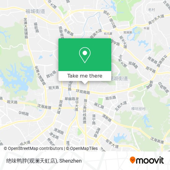 绝味鸭脖(观澜天虹店) map