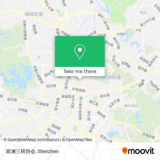观澜三棋协会 map