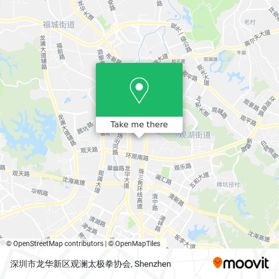 深圳市龙华新区观澜太极拳协会 map