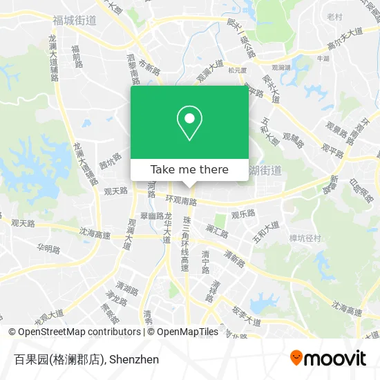 百果园(格澜郡店) map