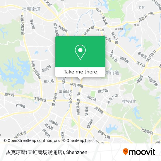 杰克琼斯(天虹商场观澜店) map