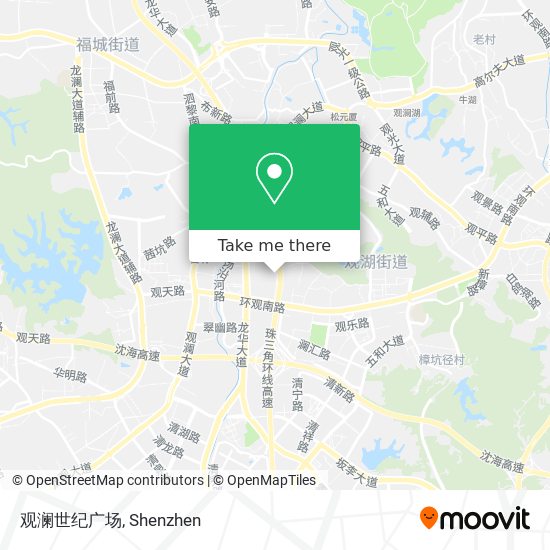 观澜世纪广场 map