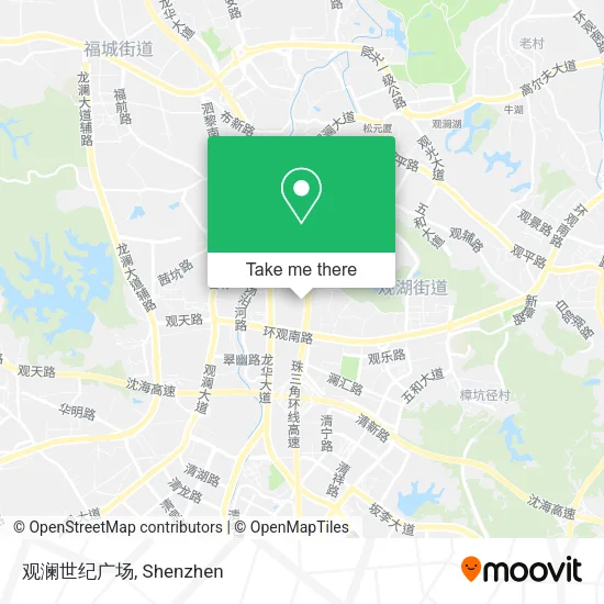 观澜世纪广场 map