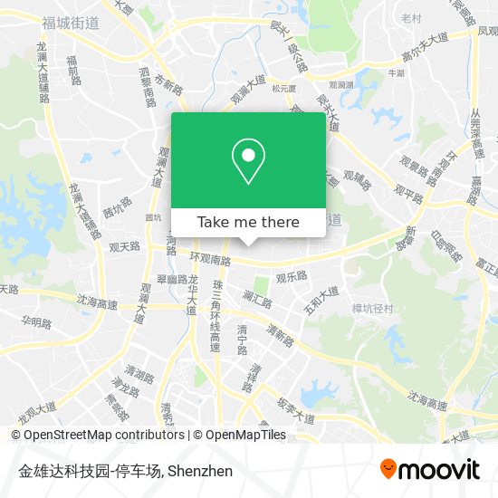 金雄达科技园-停车场 map