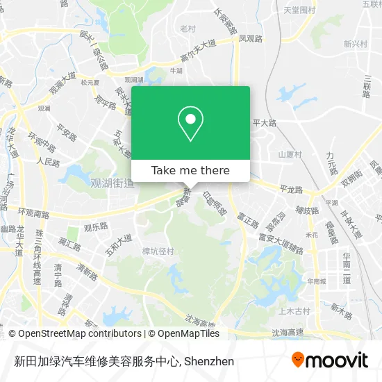 新田加绿汽车维修美容服务中心 map