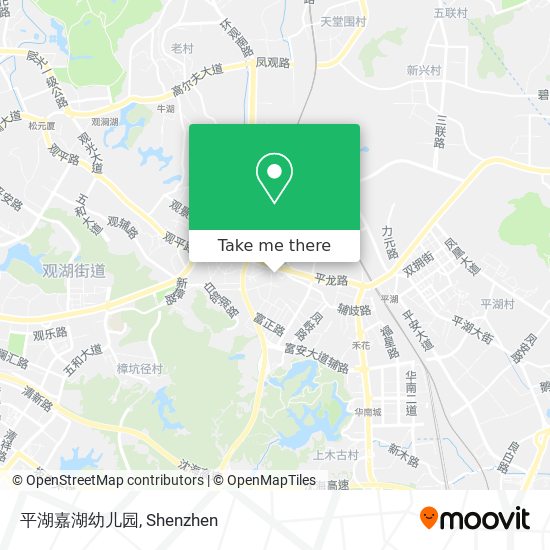 平湖嘉湖幼儿园 map