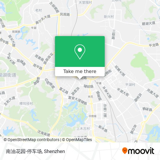 南油花园-停车场 map