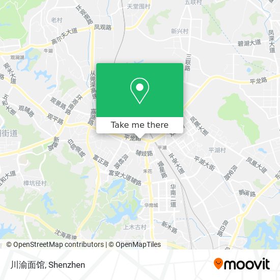 川渝面馆 map