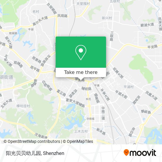 阳光贝贝幼儿园 map