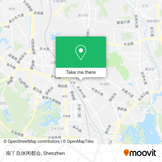 南丫岛休闲都会 map