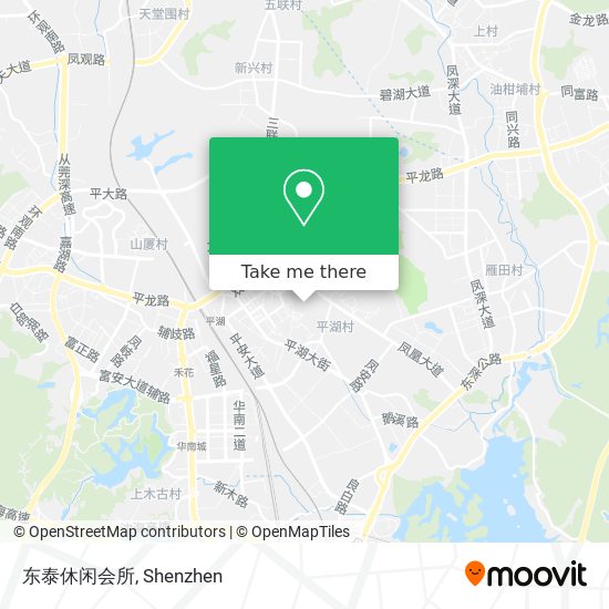 东泰休闲会所 map