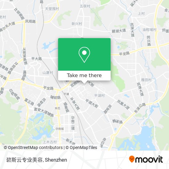 碧斯云专业美容 map