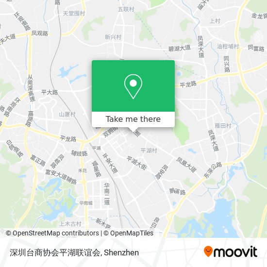 深圳台商协会平湖联谊会 map