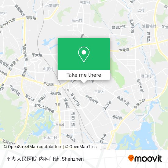 平湖人民医院-内科门诊 map