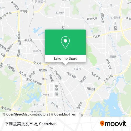 平湖蔬菜批发市场 map