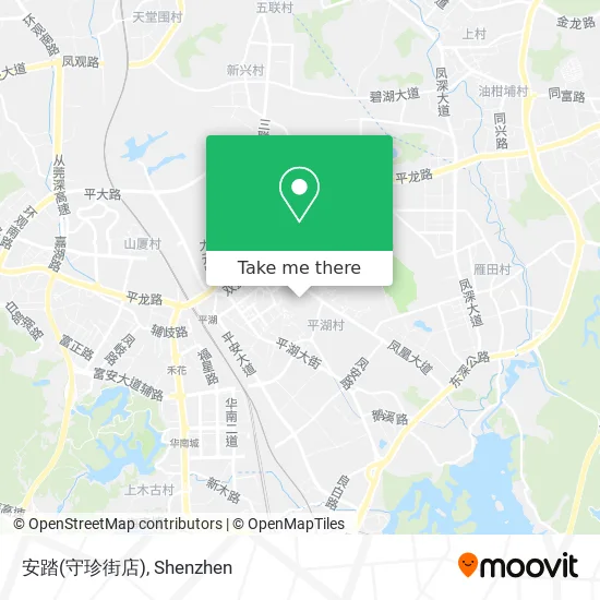 安踏(守珍街店) map