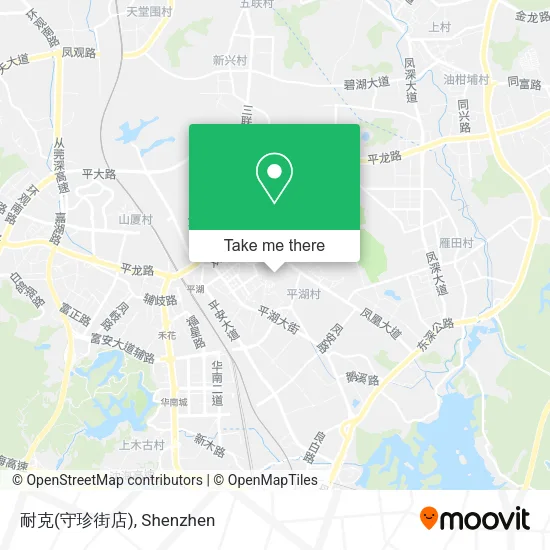 耐克(守珍街店) map