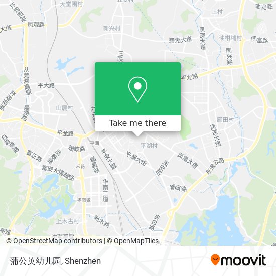 蒲公英幼儿园 map