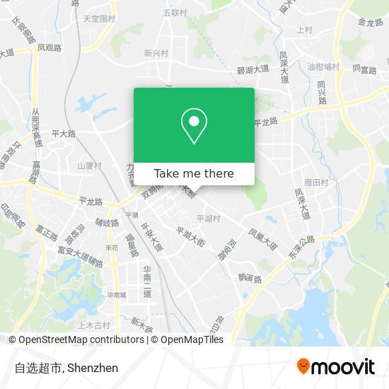 自选超市 map