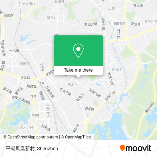 平湖凤凰新村 map