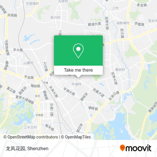 龙凤花园 map