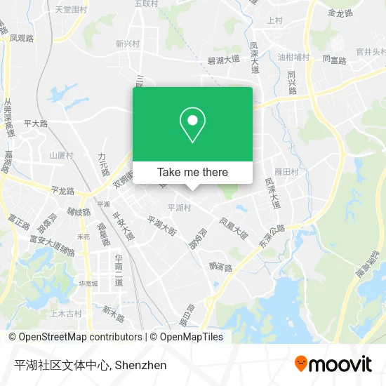 平湖社区文体中心 map