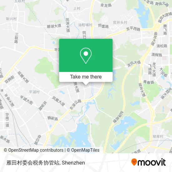 雁田村委会税务协管站 map