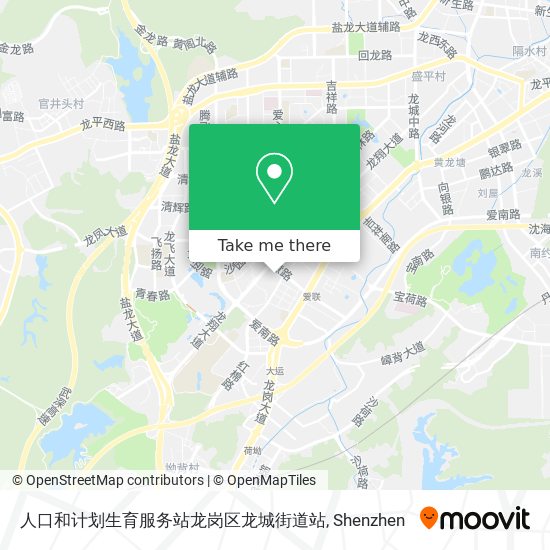 人口和计划生育服务站龙岗区龙城街道站 map