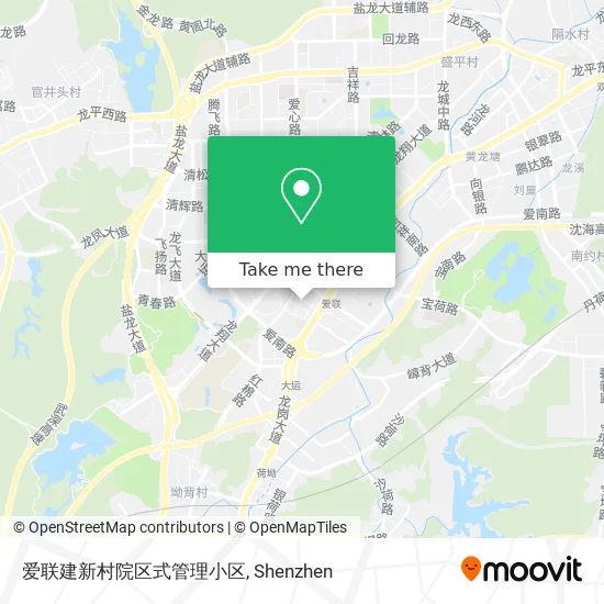 爱联建新村院区式管理小区 map