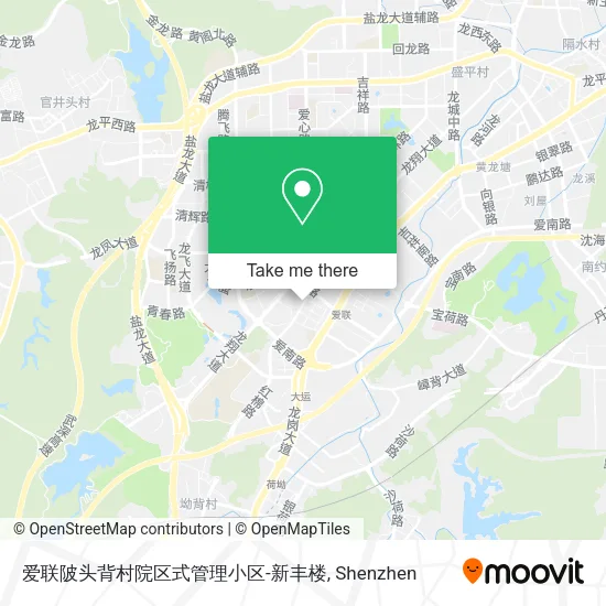 爱联陂头背村院区式管理小区-新丰楼 map