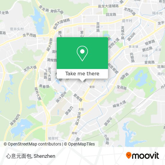 心意元面包 map