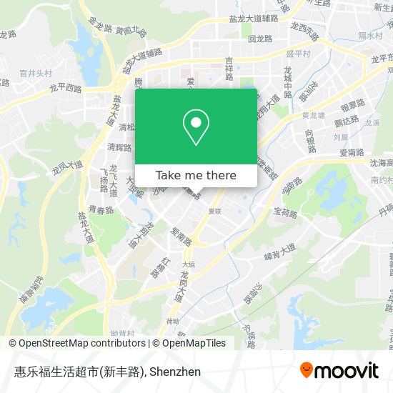 惠乐福生活超市(新丰路) map