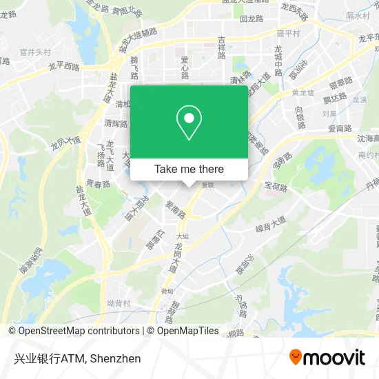 兴业银行ATM map