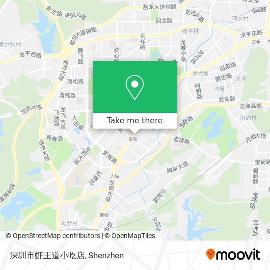 深圳市虾王道小吃店 map