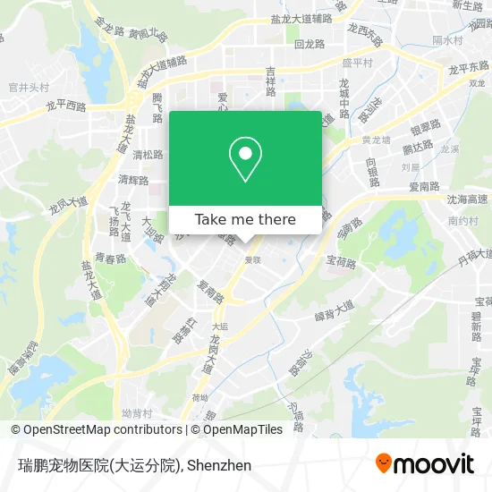 瑞鹏宠物医院(大运分院) map