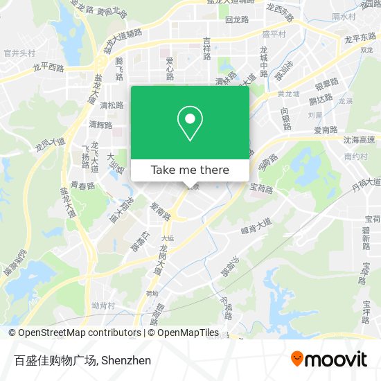 百盛佳购物广场 map