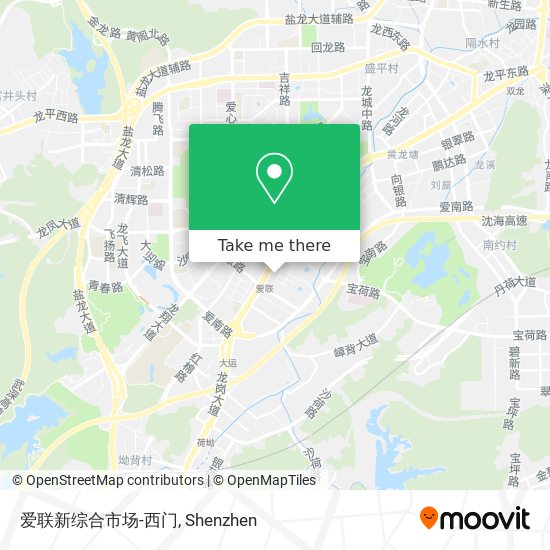 爱联新综合市场-西门 map