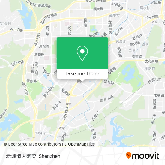 老湘情大碗菜 map