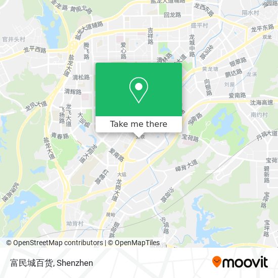 富民城百货 map