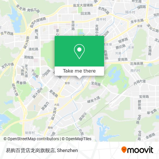易购百货店龙岗旗舰店 map