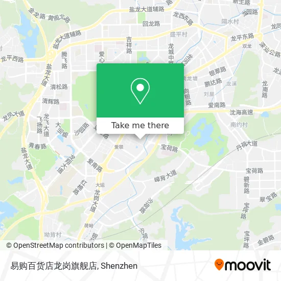 易购百货店龙岗旗舰店 map
