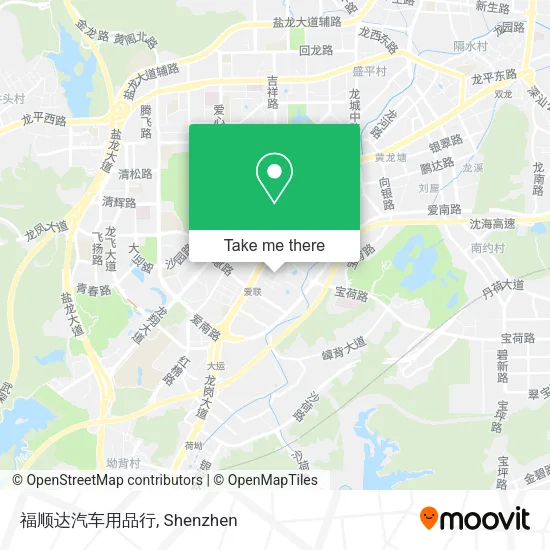 福顺达汽车用品行 map