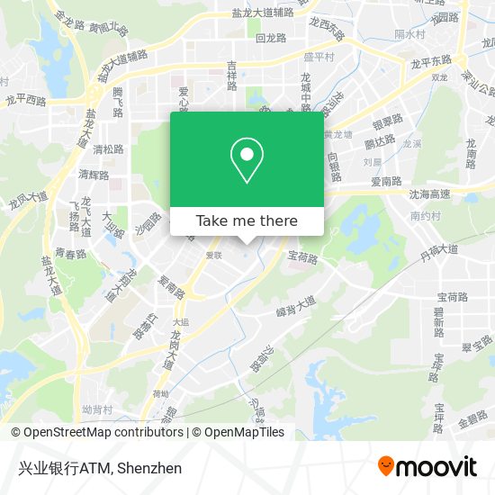 兴业银行ATM map