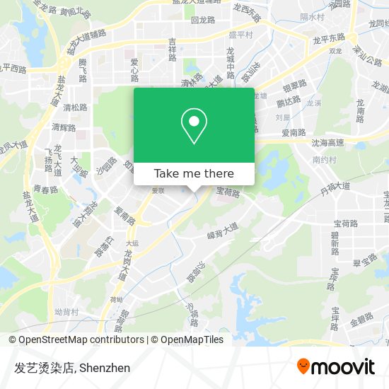 发艺烫染店 map