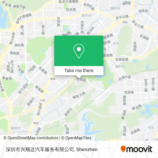 深圳市兴顺达汽车服务有限公司 map