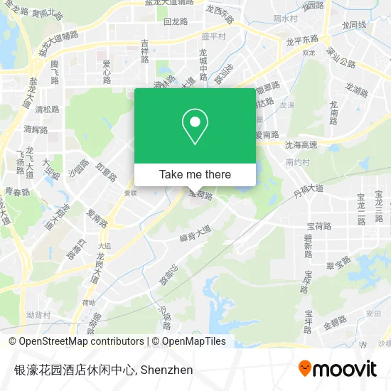银濠花园酒店休闲中心 map