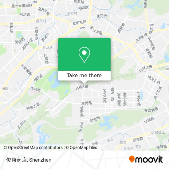 俊康药店 map